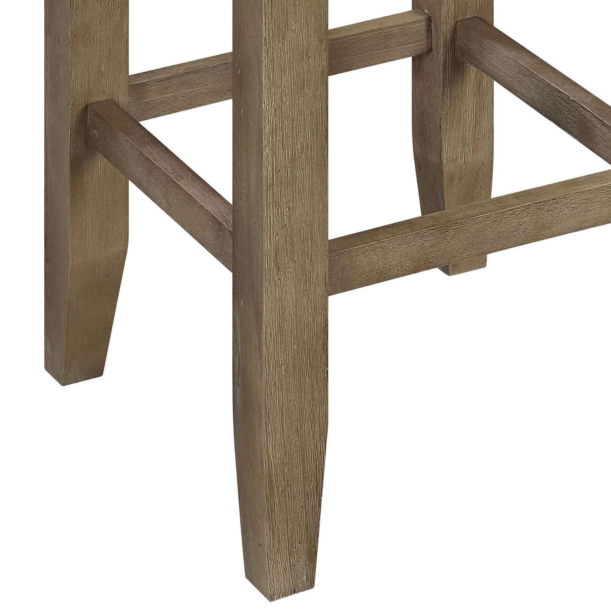 Grey and Oak Counter Height Stools (Set of 2) image 6