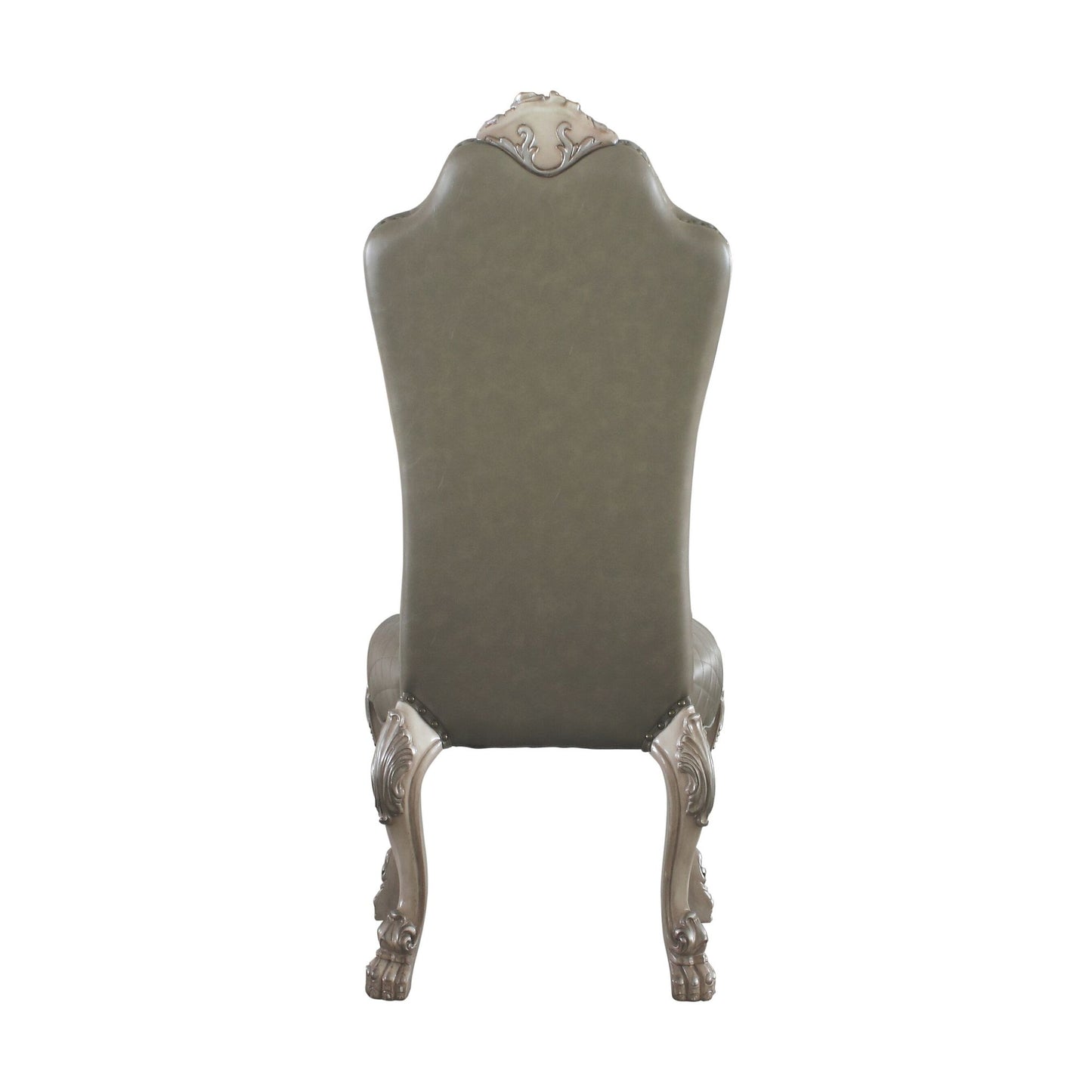 Grey and Vintage Bone White Side Chairs (Set of 2) image 3