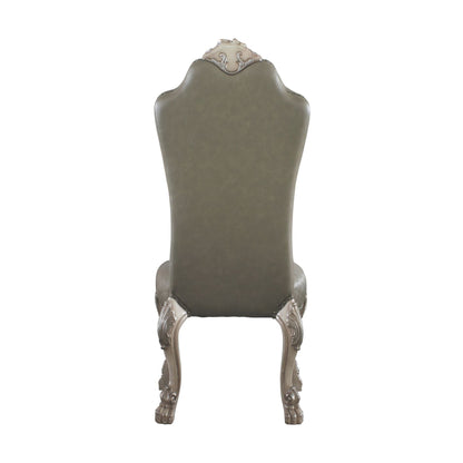 Grey and Vintage Bone White Side Chairs (Set of 2) image 3