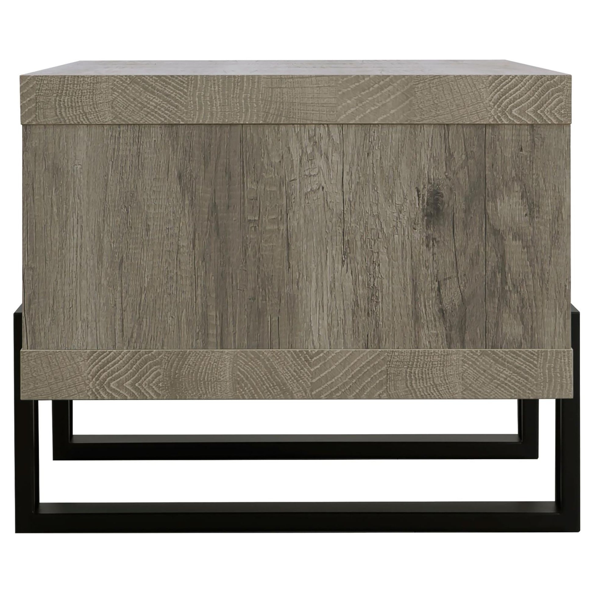 Grey Driftwood 1-shelf Coffee Table image 4
