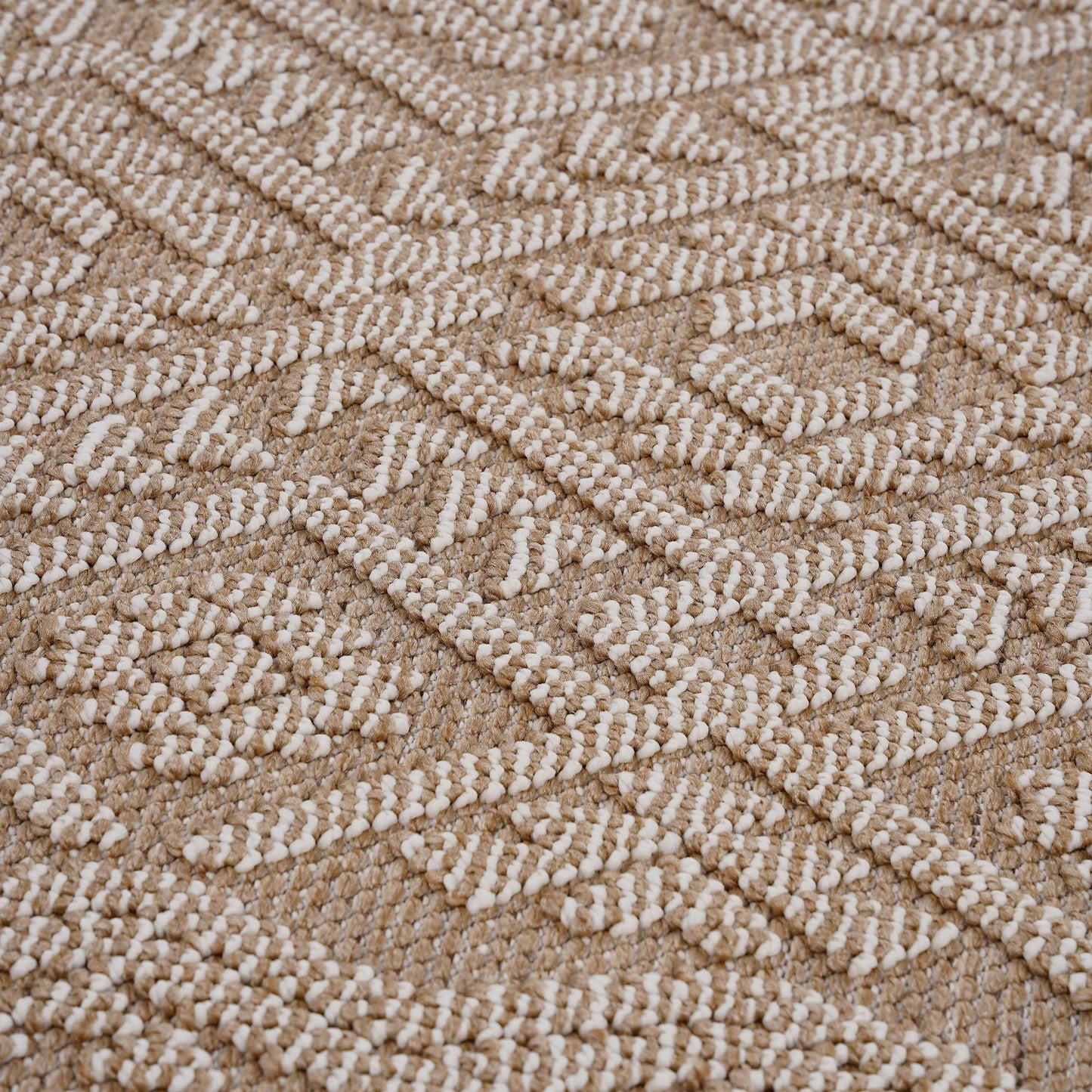 Guros Collection 6X9 Natural / Traditional Indoor / Outdoor Area Rug image 3
