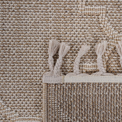 Guros Collection 8X10 Cream / Trellis Indoor / Outdoor Area Rug image 5