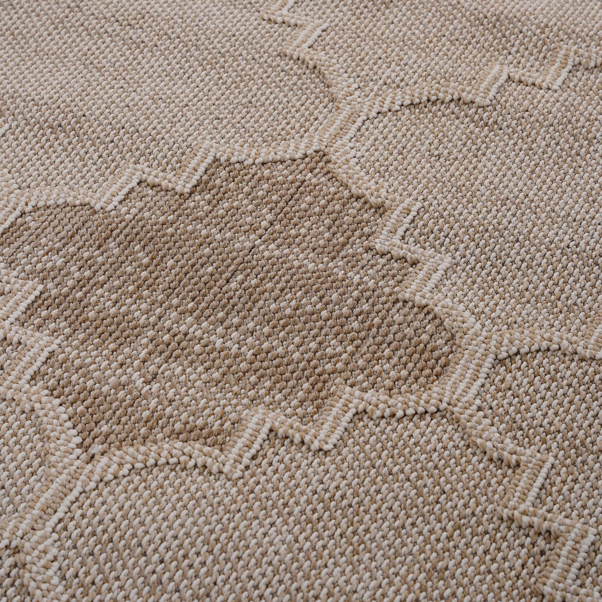 Guros Collection 8X10 Cream / Trellis Indoor / Outdoor Area Rug image 3
