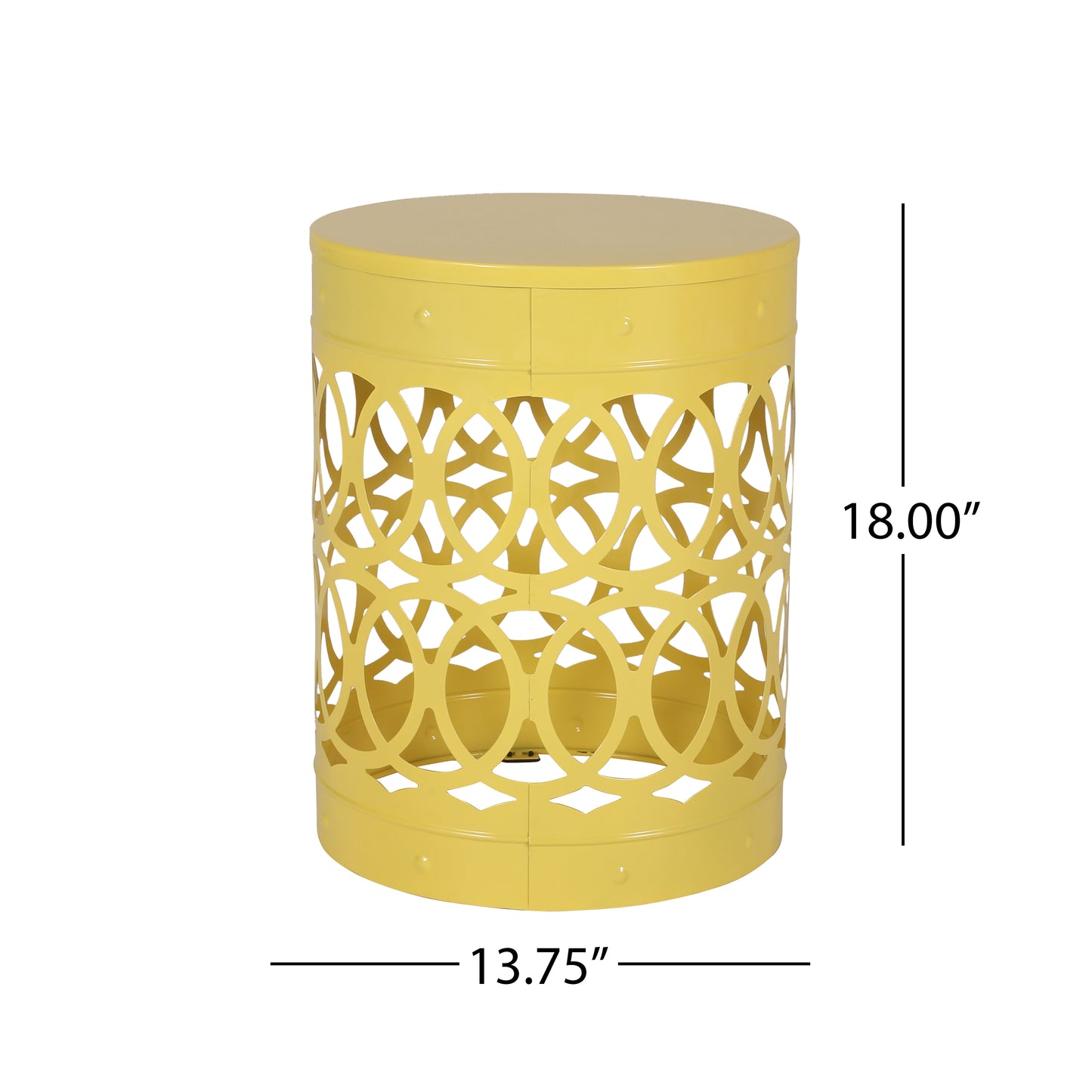 Outdoor Metal end Table -Large image 5