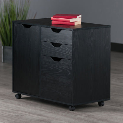 Halifax Wide Storage Cabinet; 2-Drawer; Filing Cabinet; Black image 2