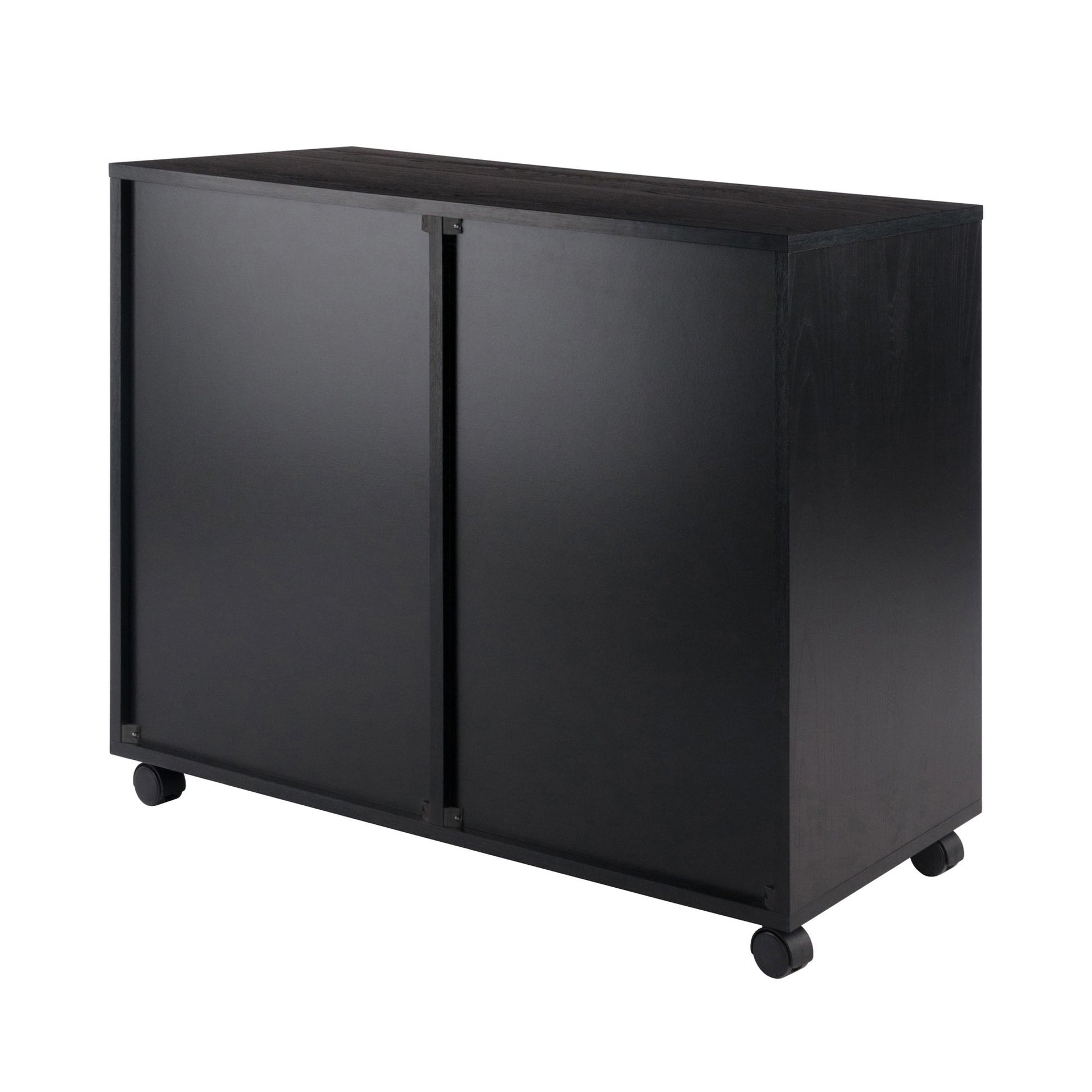 Halifax Wide Storage Cabinet; 2-Drawer; Filing Cabinet; Black image 7