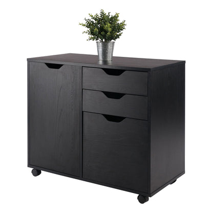 Halifax Wide Storage Cabinet; 2-Drawer; Filing Cabinet; Black image 6