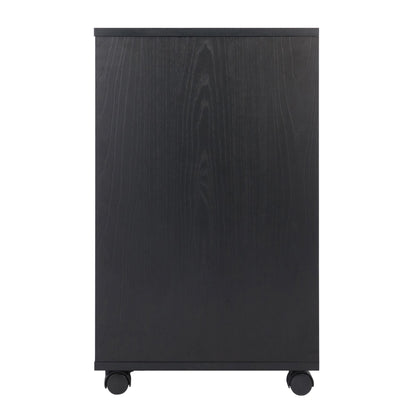 Halifax Wide Storage Cabinet; 3-Small & 2-Wide Drawers; Black image 7