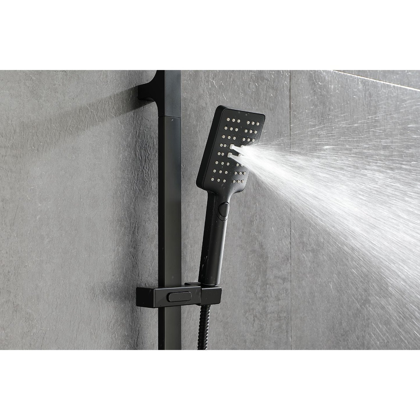 Handheld Shower with 28-Inch Slide Bar and 59-Inch Hose image 13