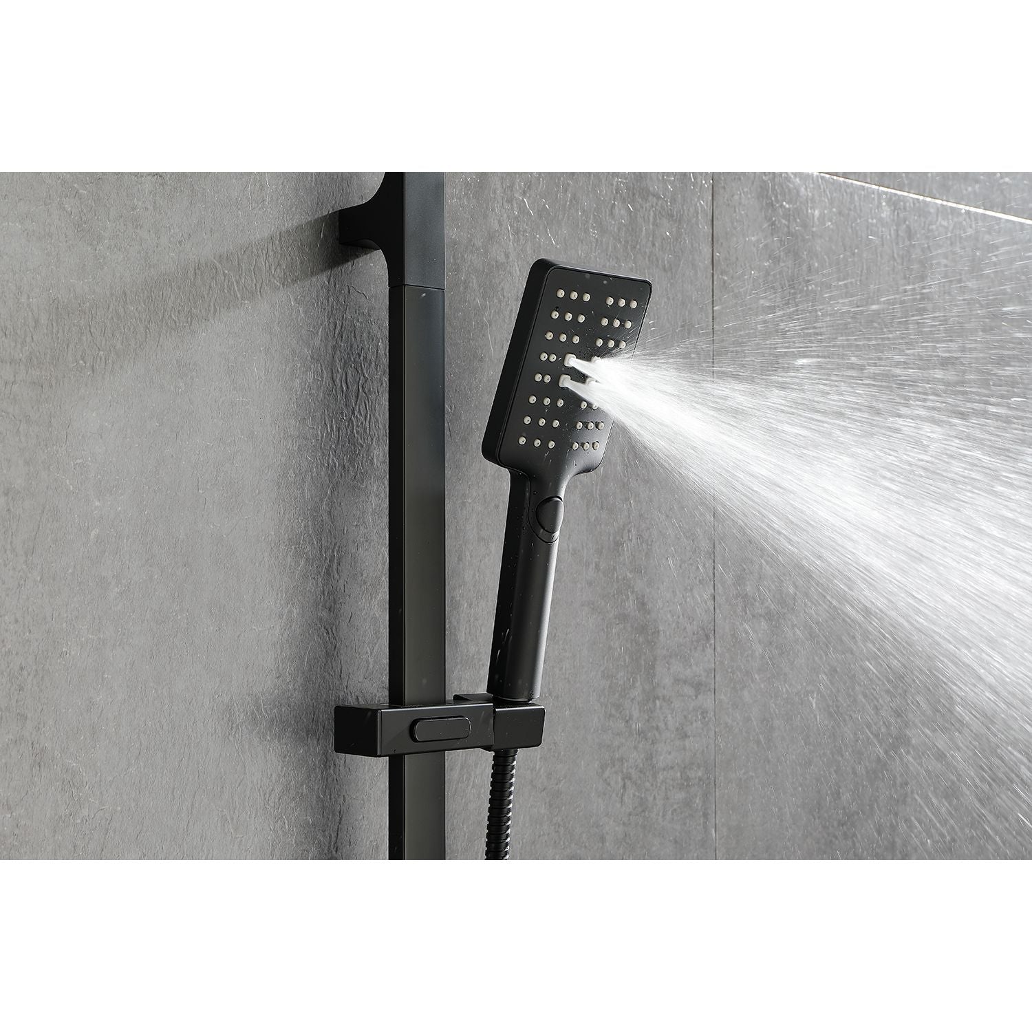 Handheld Shower with 28-Inch Slide Bar and 59-Inch Hose image 13