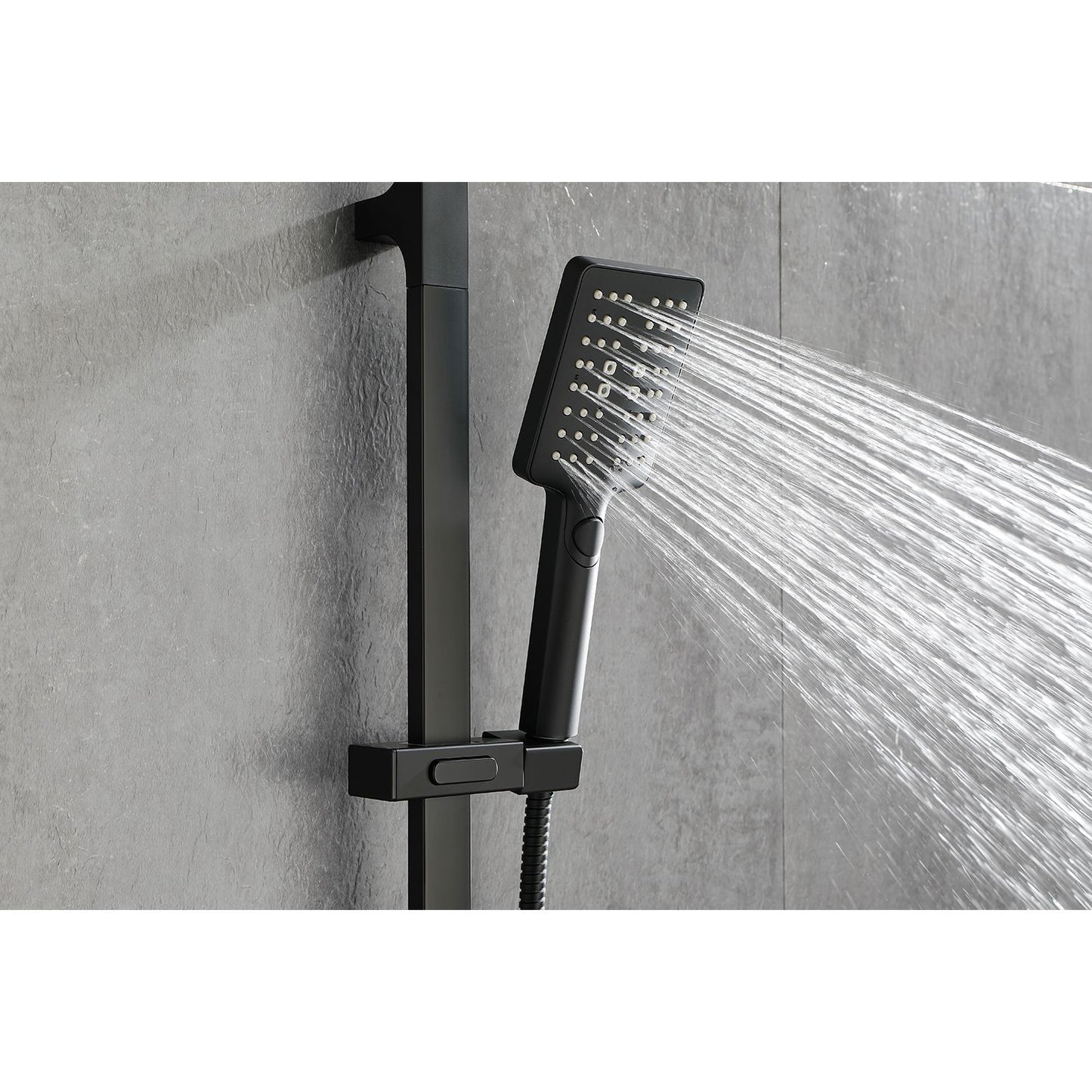 Handheld Shower with 28-Inch Slide Bar and 59-Inch Hose image 11