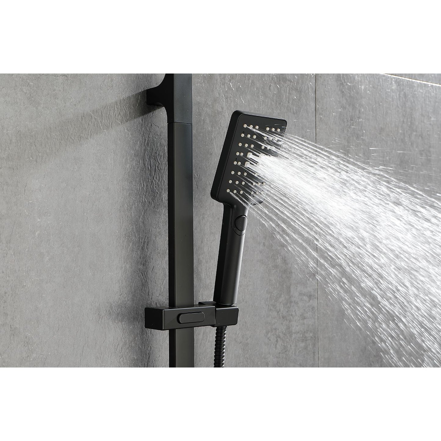 Handheld Shower with 28-Inch Slide Bar and 59-Inch Hose image 12