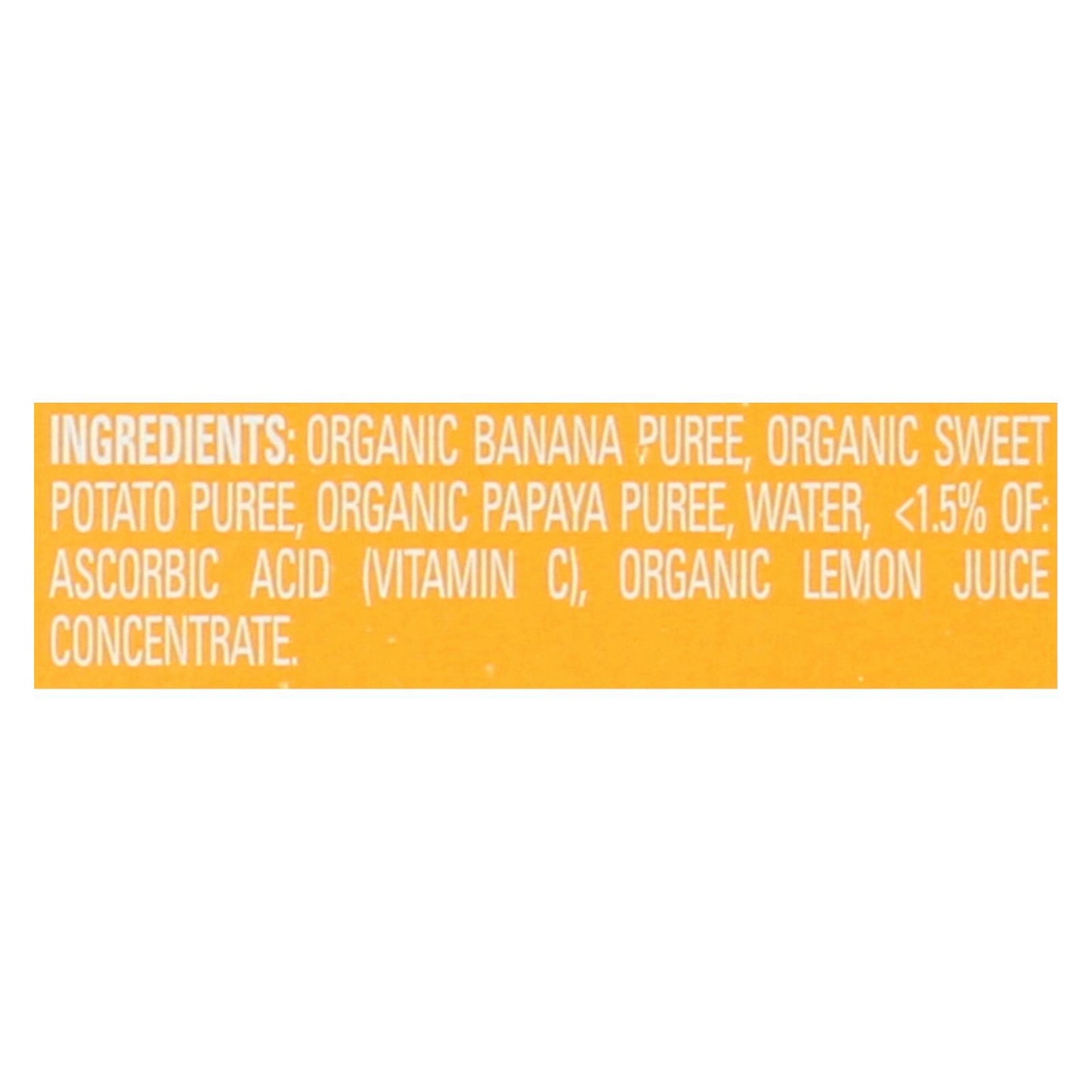 Happy Baby Happy Baby Clearly Crafted - Bananas Sweet Potatoes And Papayas - Case Of 16 - 4 Oz. image 2