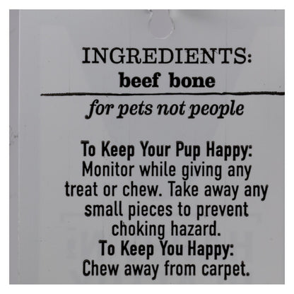 Happy N Healthy Pet - Dog Bone Beef Rib - Case Of 12 - 1 Ct image 3