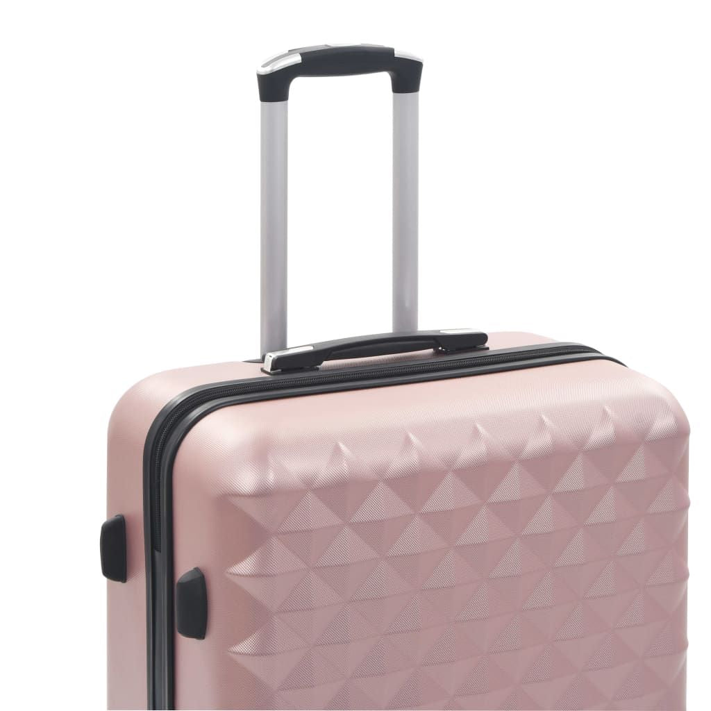 Hardcase Trolley Set 3 pcs Rose Gold ABS image 7