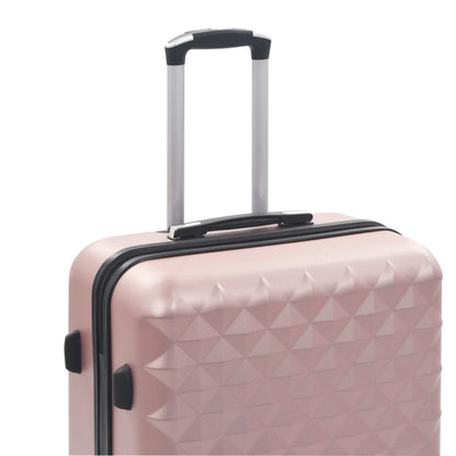 Hardcase Trolley Set 3 pcs Rose Gold ABS image 7