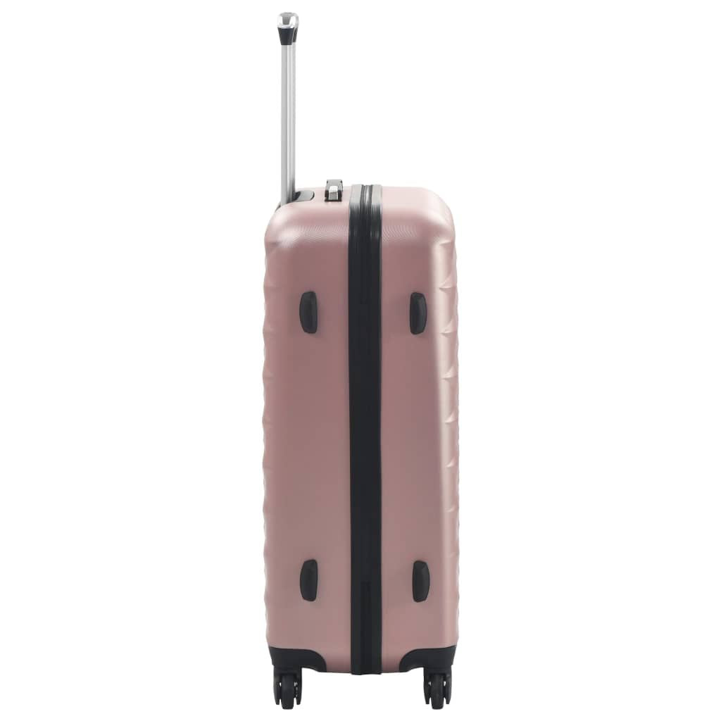 Hardcase Trolley Set 3 pcs Rose Gold ABS image 5