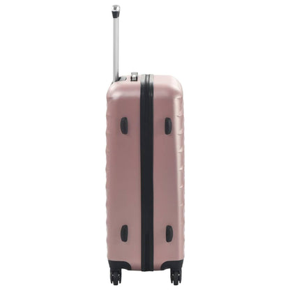 Hardcase Trolley Set 3 pcs Rose Gold ABS image 5