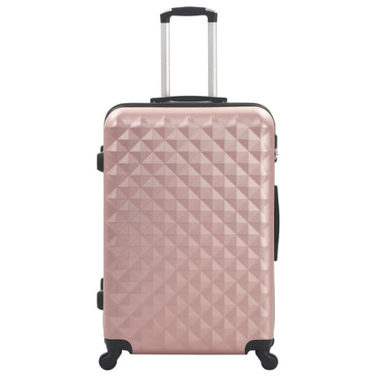Hardcase Trolley Set 3 pcs Rose Gold ABS image 3