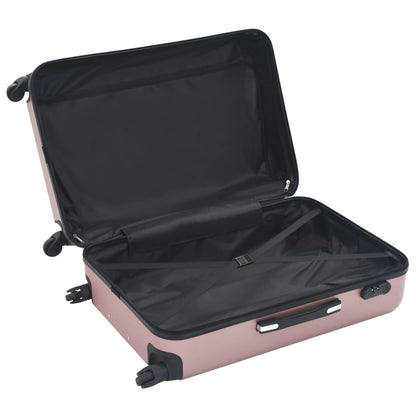 Hardcase Trolley Set 3 pcs Rose Gold ABS image 6