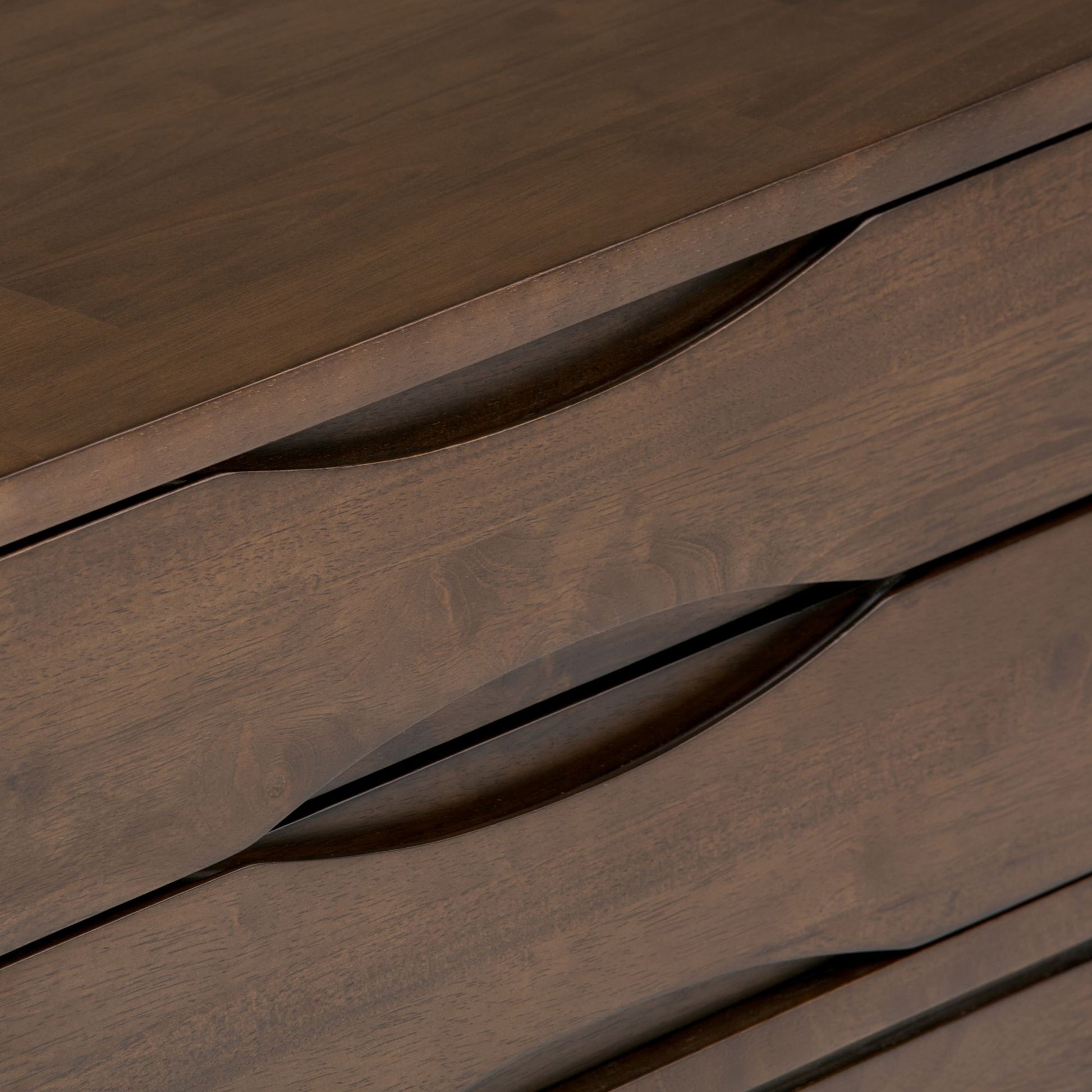Harper 22 inch Wide Solid Wood End Table in Walnut Brown image 5