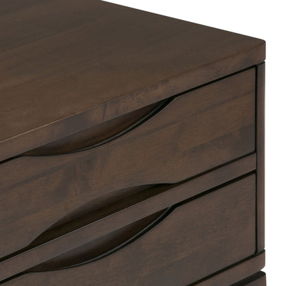 Harper 40 inch Wide Solid Wood Hallway Console Table in Walnut Brown image 3