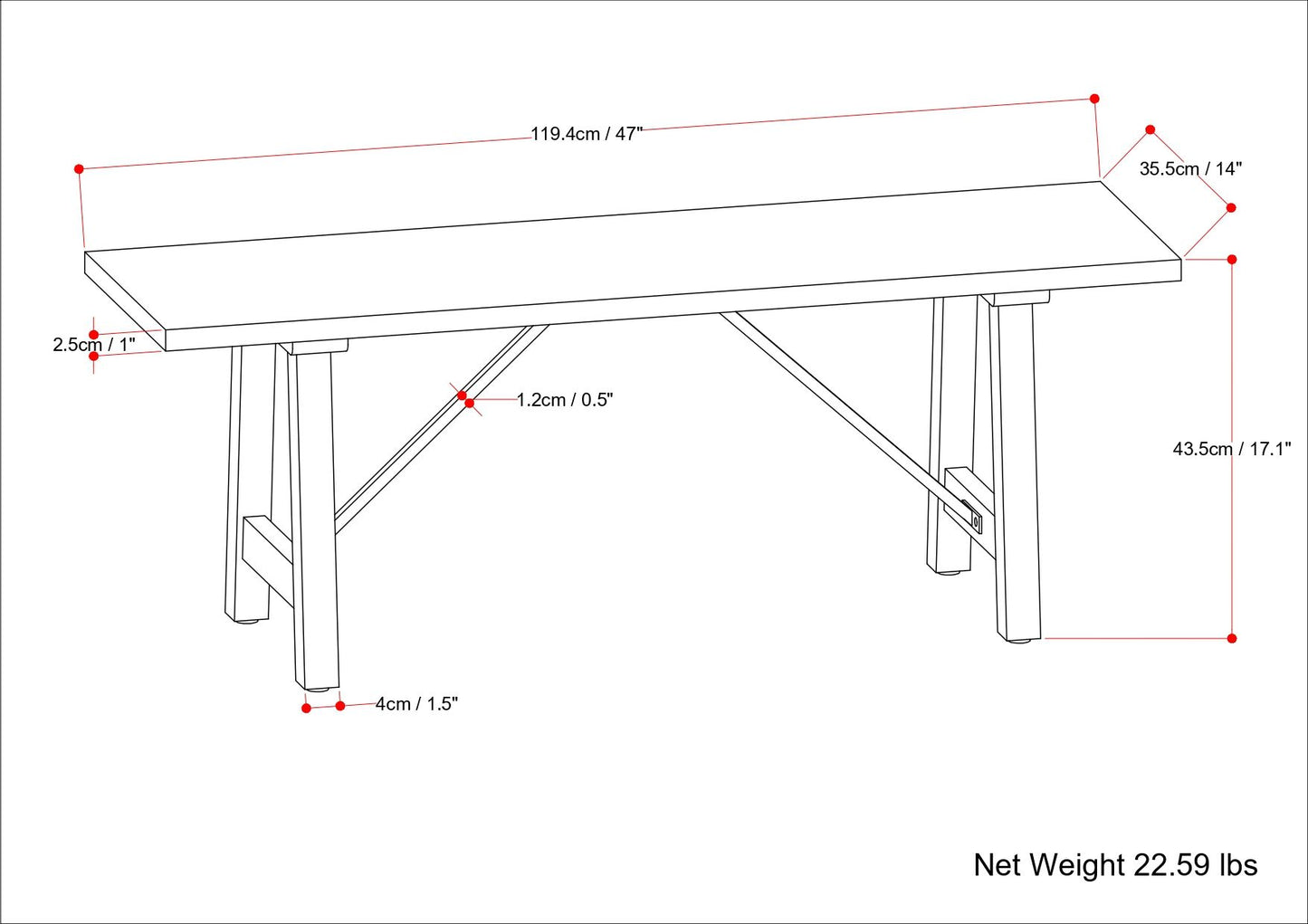 Harvey - Bench - Natural image 9