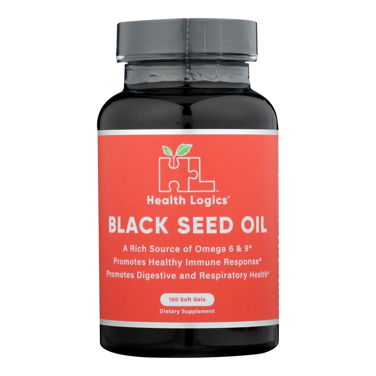 Health Logics Black Cumin Seed Oil - 100 Softgels image 2