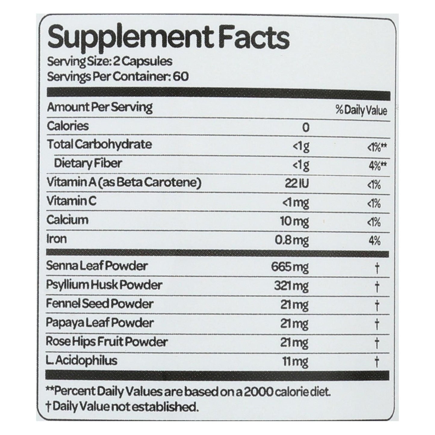 Health Plus - Super Colon Cleanse - 120 Capsules image 3