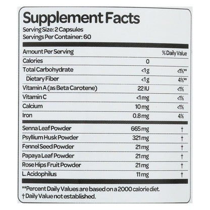 Health Plus - Super Colon Cleanse - 120 Capsules image 3