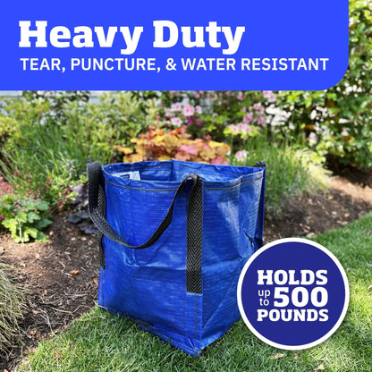 Heavy Duty Storage Tote Bag 22-Gallon Rugged Woven Polypropylene Moving Bag image 6