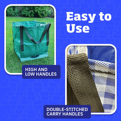 Heavy Duty Storage Tote Bag 22-Gallon Rugged Woven Polypropylene Moving Bag image 4