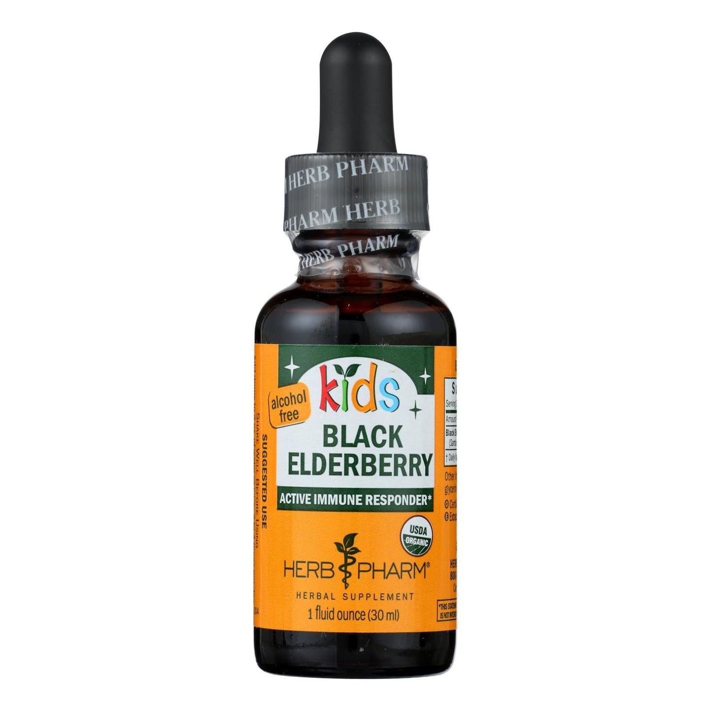 Herb Pharm - Kids Black Eldbry Glcry - 1 Each-1 Fz image 1