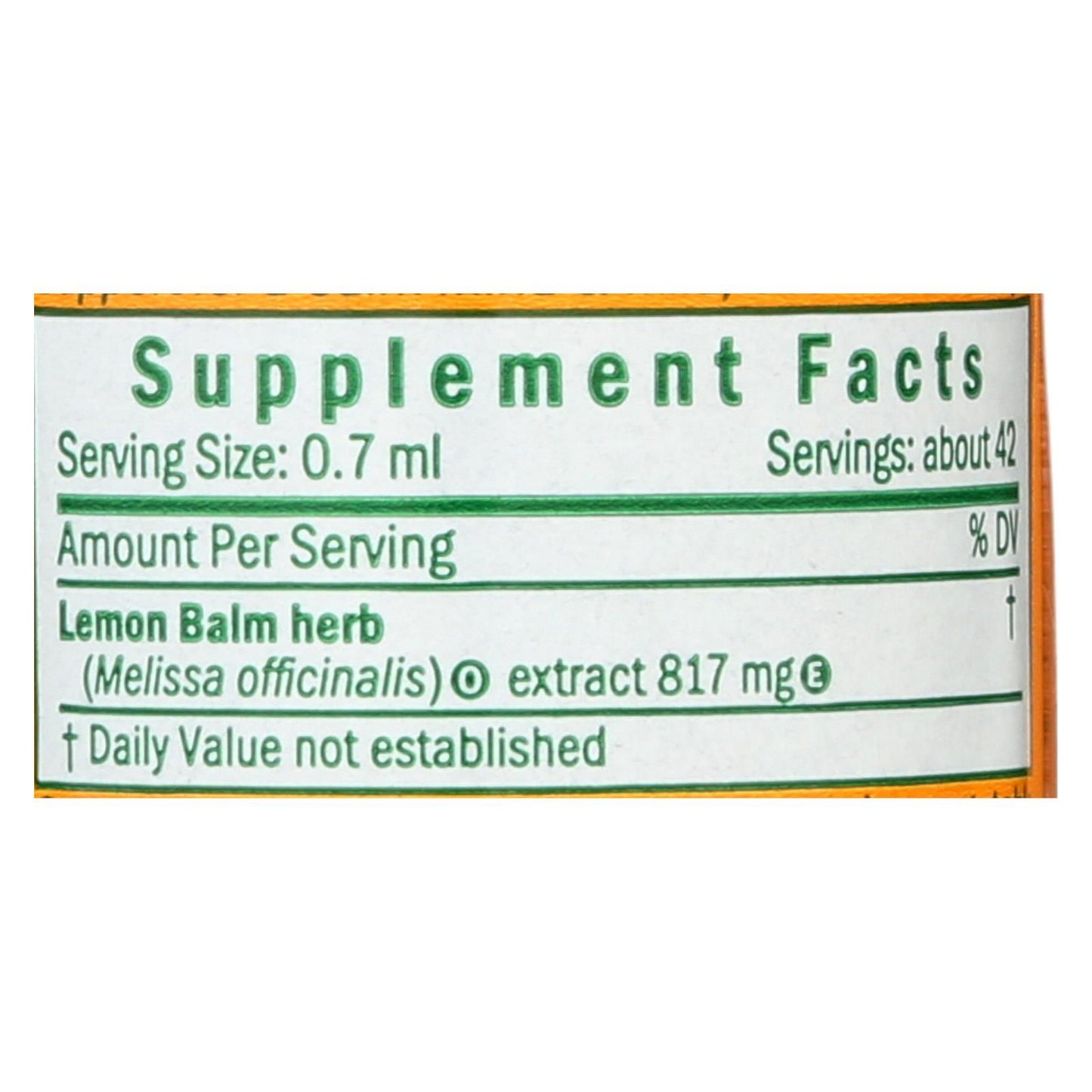 Herb Pharm - Lemon Balm Glycerite - 1 Each-1 Oz image 2