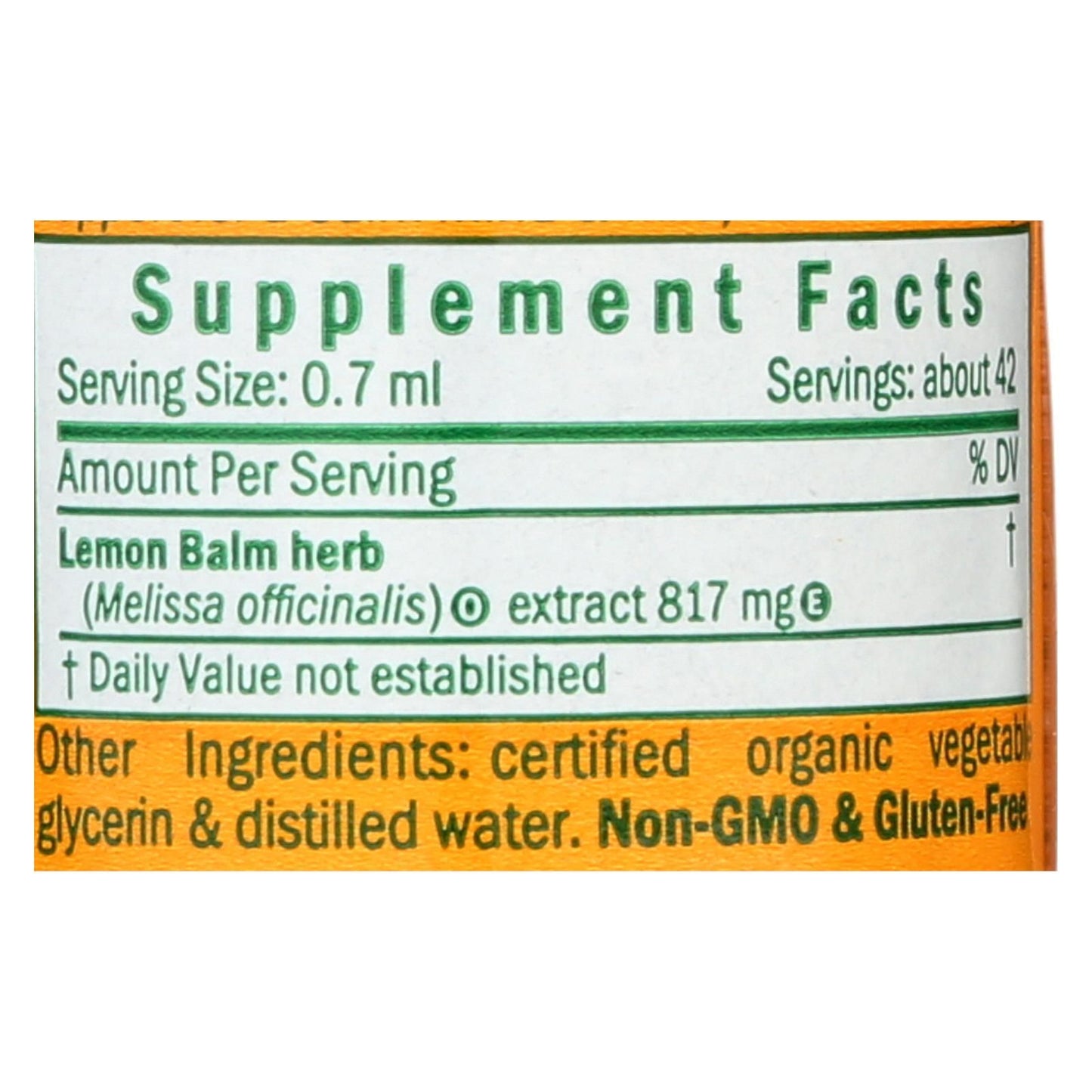 Herb Pharm - Lemon Balm Glycerite - 1 Each-1 Oz image 3