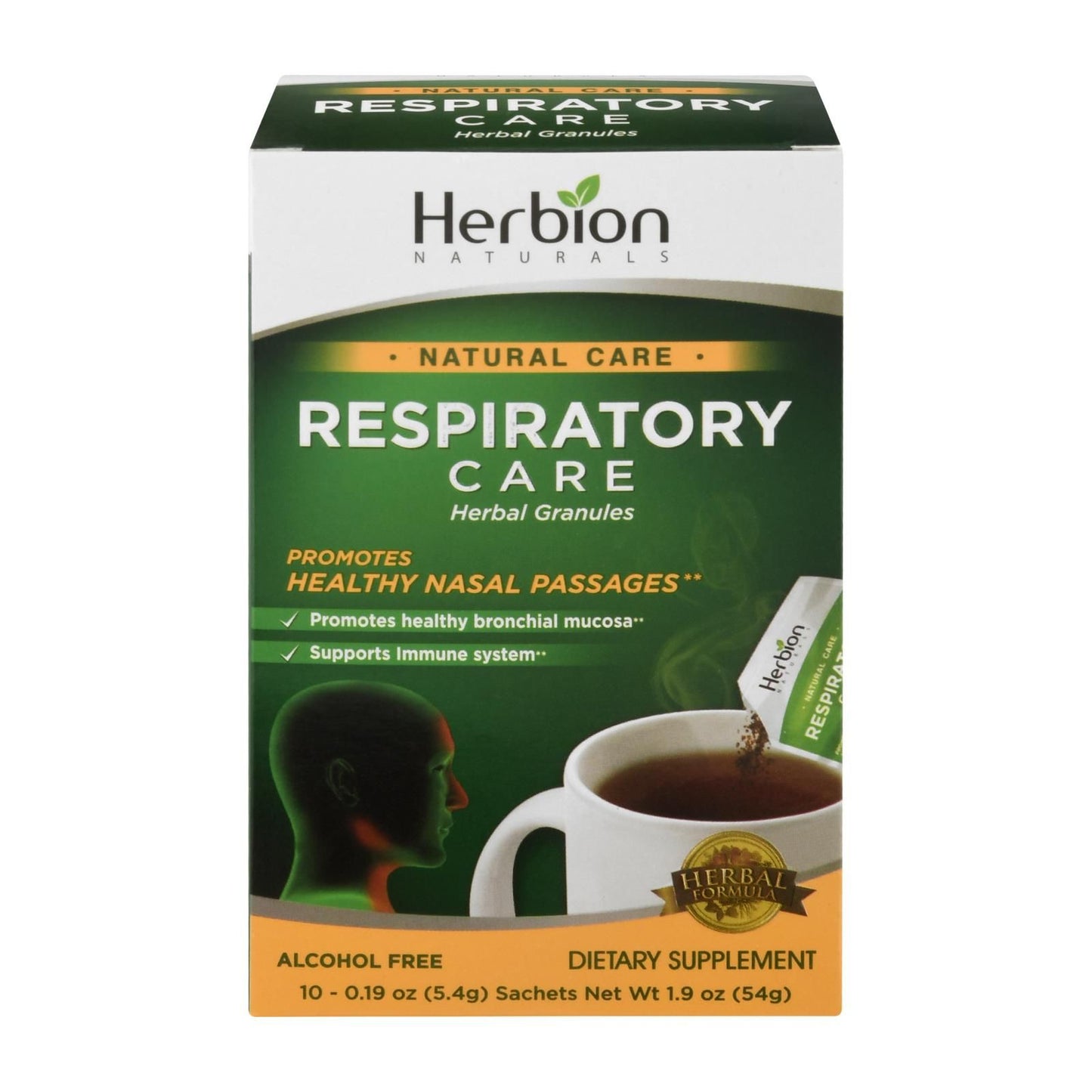 Herbion Naturals Respiratory Care - Natural Care - Herbal Granules - 10 Packets image 1