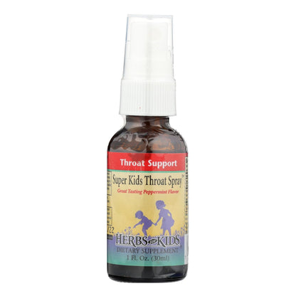Herbs For Kids Super Kid's Throat Spray Peppermint - 1 Fl Oz image 2