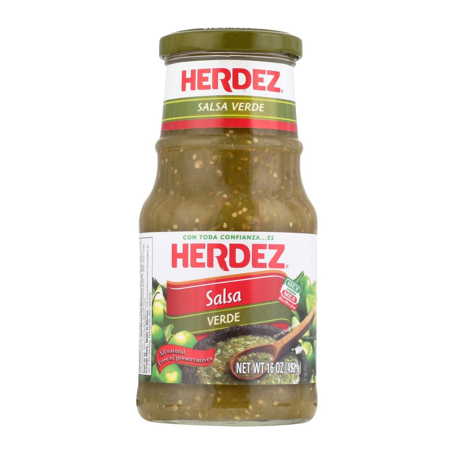 Herdez Salsa - Verde - Case Of 12 - 16 Oz. image 1