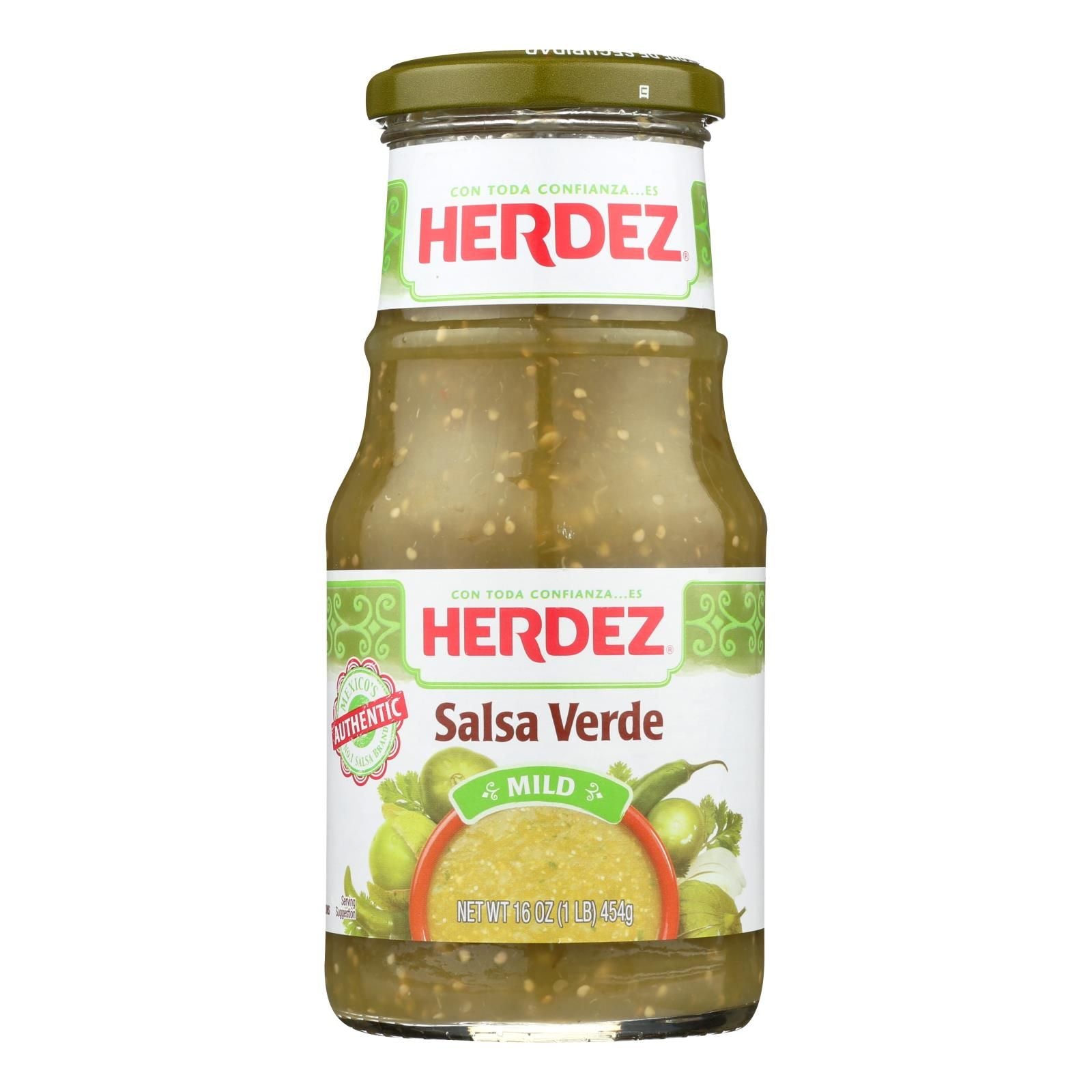 Herdez Salsa - Verde - Case Of 12 - 16 Oz. image 2