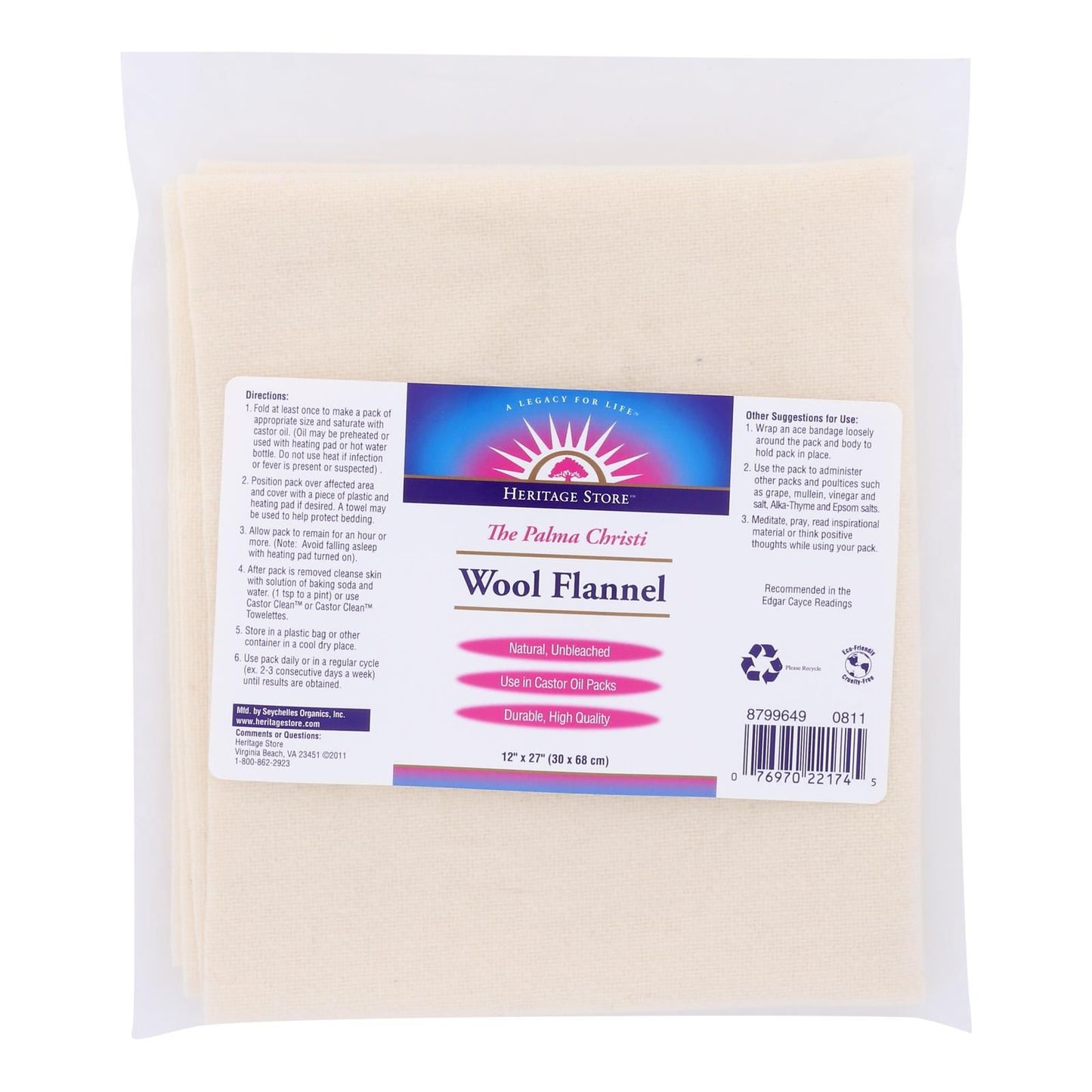 Heritage Products Wool Flannel Cloth image 1