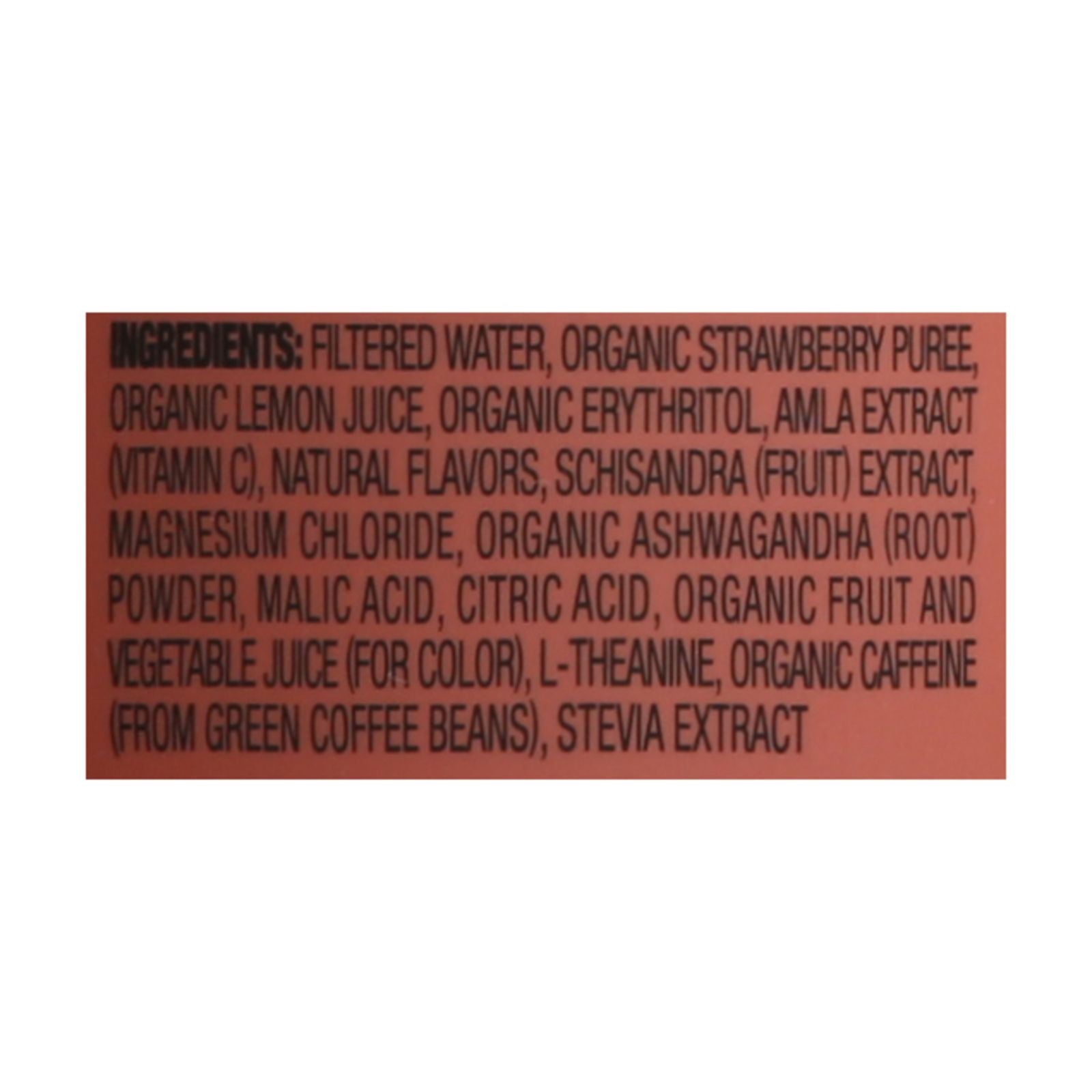 Heywell - Sparkling Energy Fcus Strwb Lm - Case Of 12-12 Fz image 3