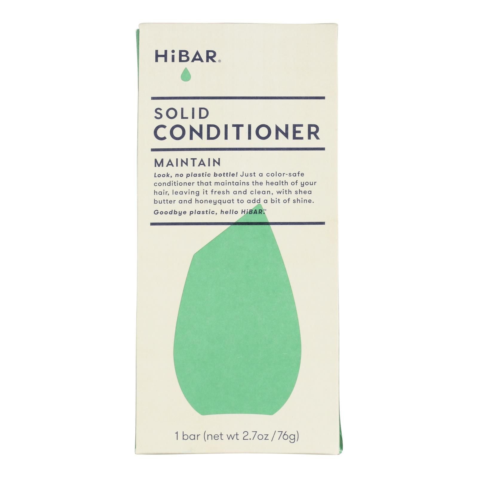 Hibar Inc - Conditioner Solid Maintain - 1 Each -2.7 Oz image 1