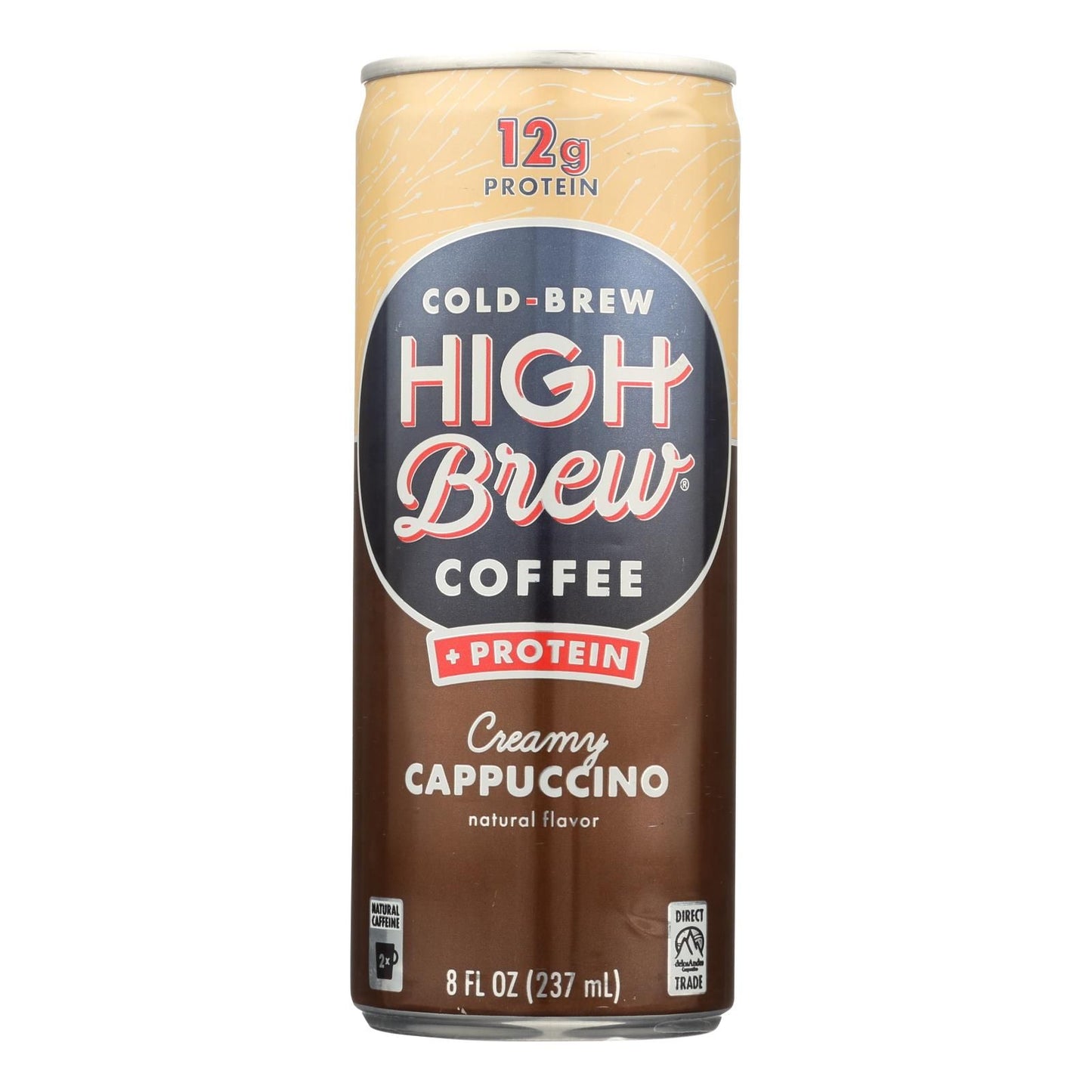 High Brew Coffee Cold Brew Coffee - Creamy Cappuccino - Case Of 12 - 8 Fl Oz image 1