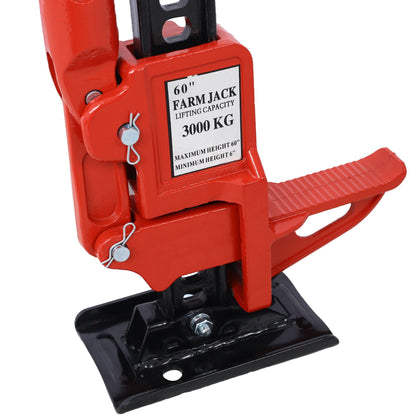 High Lift Farm Jack,60" Utility Farm Jack, 7000 lbs Capacity Ratcheting Off Road Utility Jack, Heavy-Duty Farm Jack for  image 14