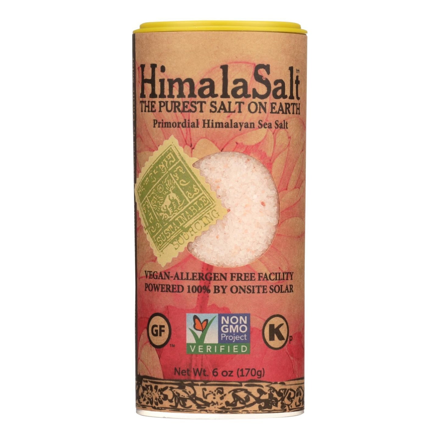 Himalasalt Primordial Himalayan Sea Salt - Fine Grain - Shaker - 6 Oz - Case Of 6 image 1