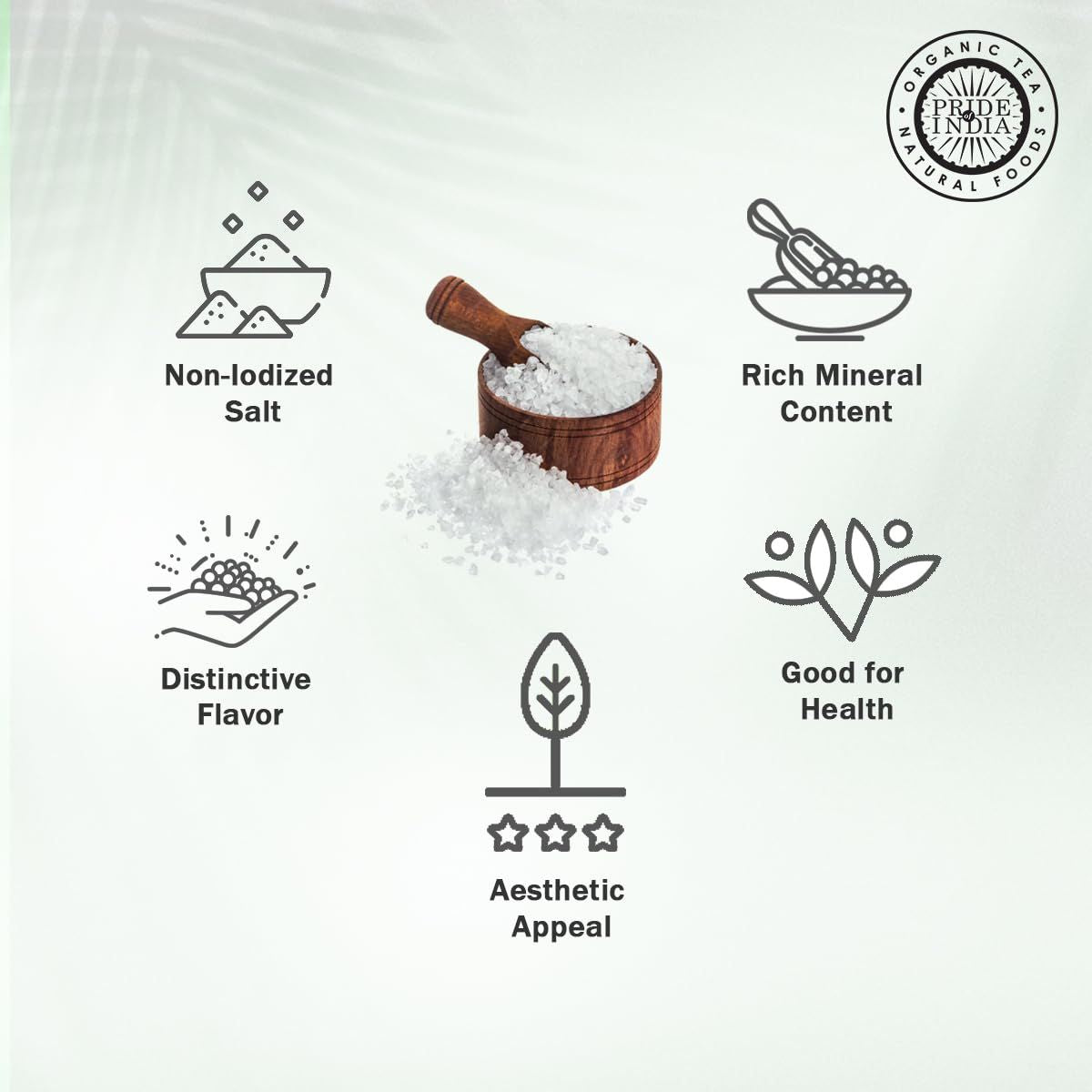 Himalayan White Salt by Pride Of India - 1lb - Rarest & Enriched W/84+ Natural Minerals- Low Sodium- Mineral Rich Nutrit image 10