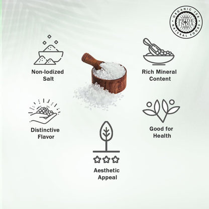 Himalayan White Salt by Pride Of India - 1lb - Rarest & Enriched W/84+ Natural Minerals- Low Sodium- Mineral Rich Nutrit image 10