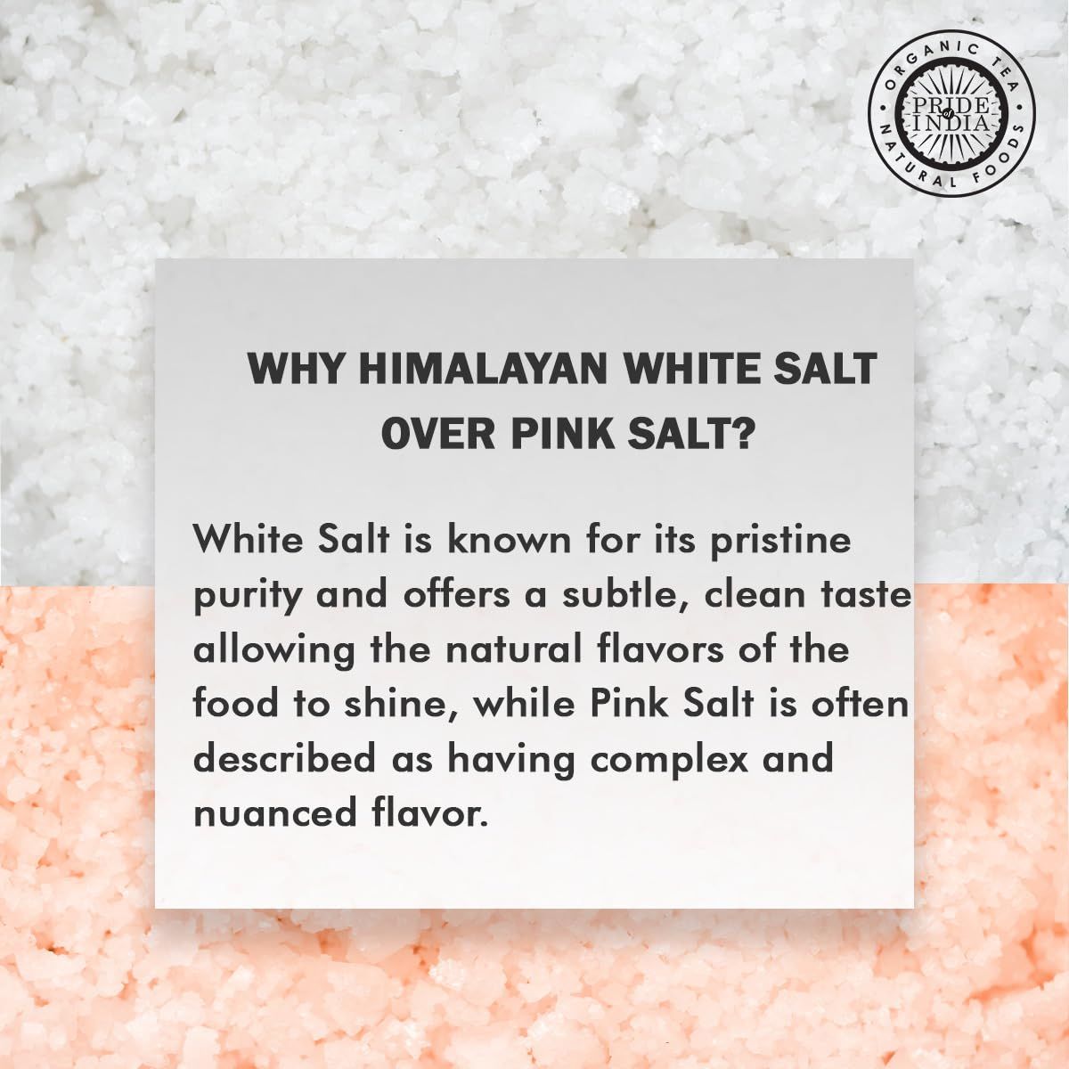 Himalayan White Salt by Pride Of India - 1lb - Rarest & Enriched W/84+ Natural Minerals- Low Sodium- Mineral Rich Nutrit image 7