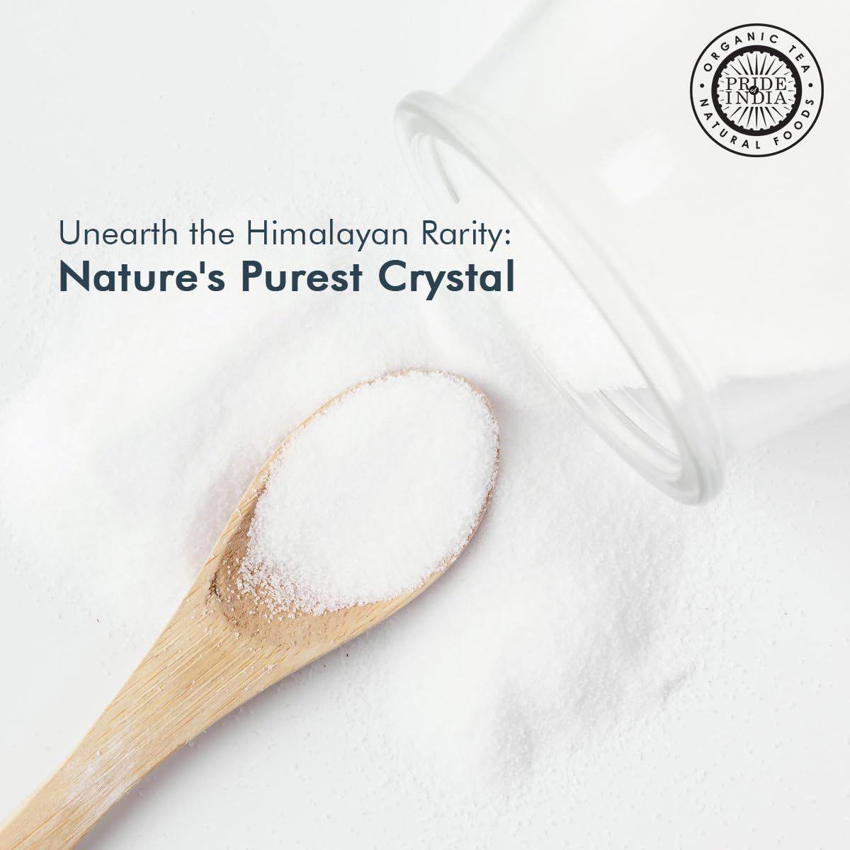 Himalayan White Salt by Pride Of India - 1lb - Rarest & Enriched W/84+ Natural Minerals- Low Sodium- Mineral Rich Nutrit image 5