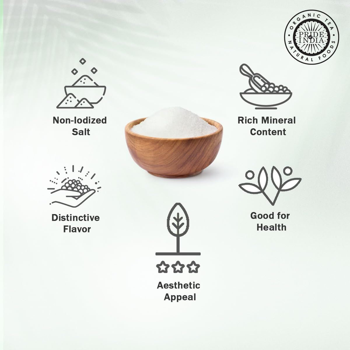Himalayan White Salt by Pride Of India - 1lb - Rarest & Enriched W/84+ Natural Minerals- Low Sodium- Mineral Rich Nutrit image 3